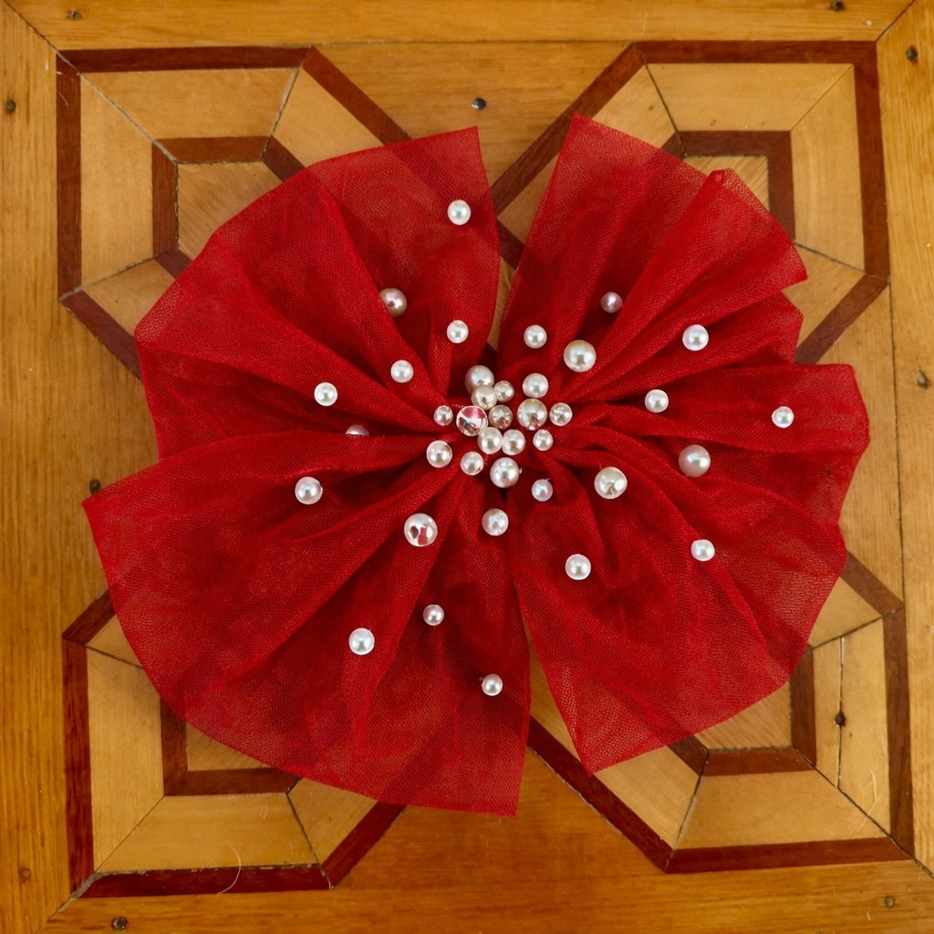 Ruby Tulle Clip