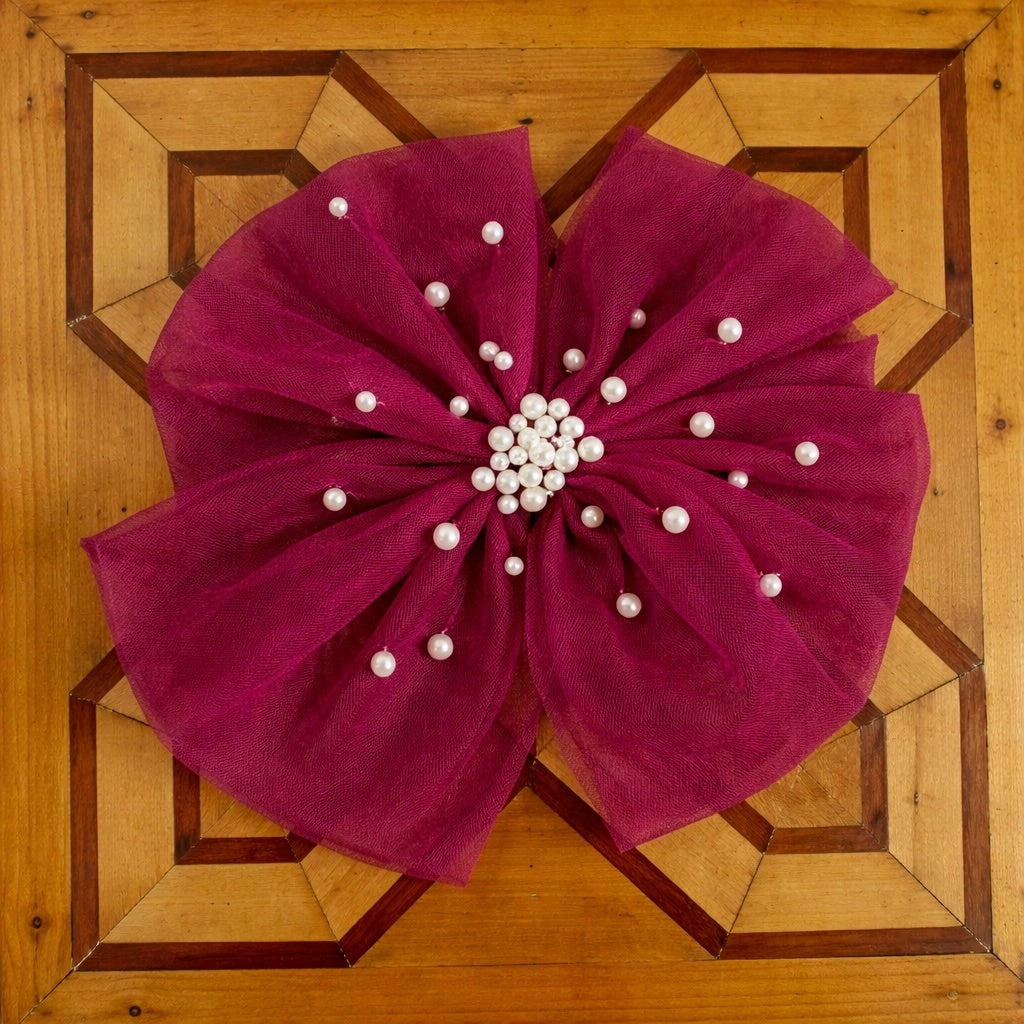 Berry Tulle Clip