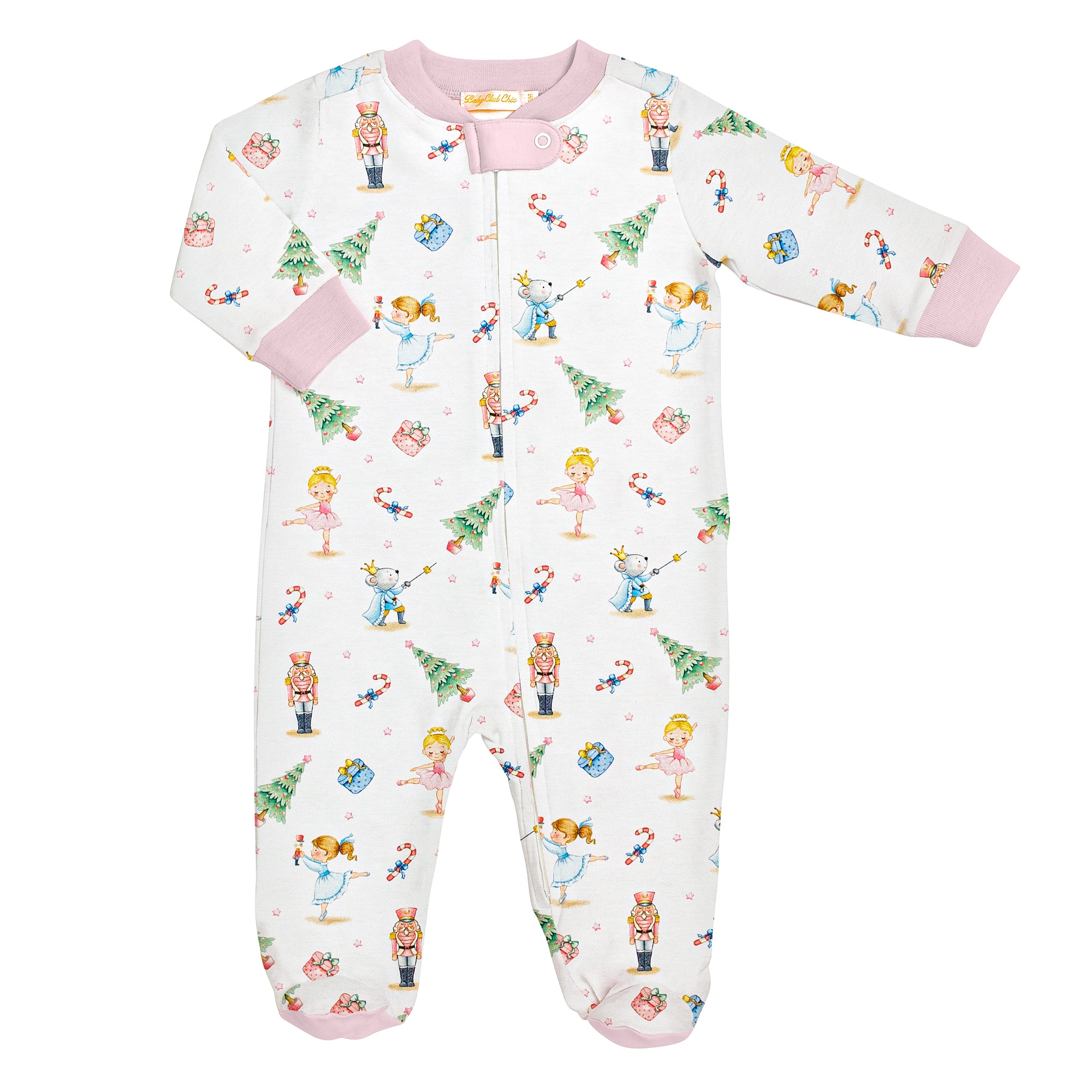 Clara & Nutcracker Zipped Footie
