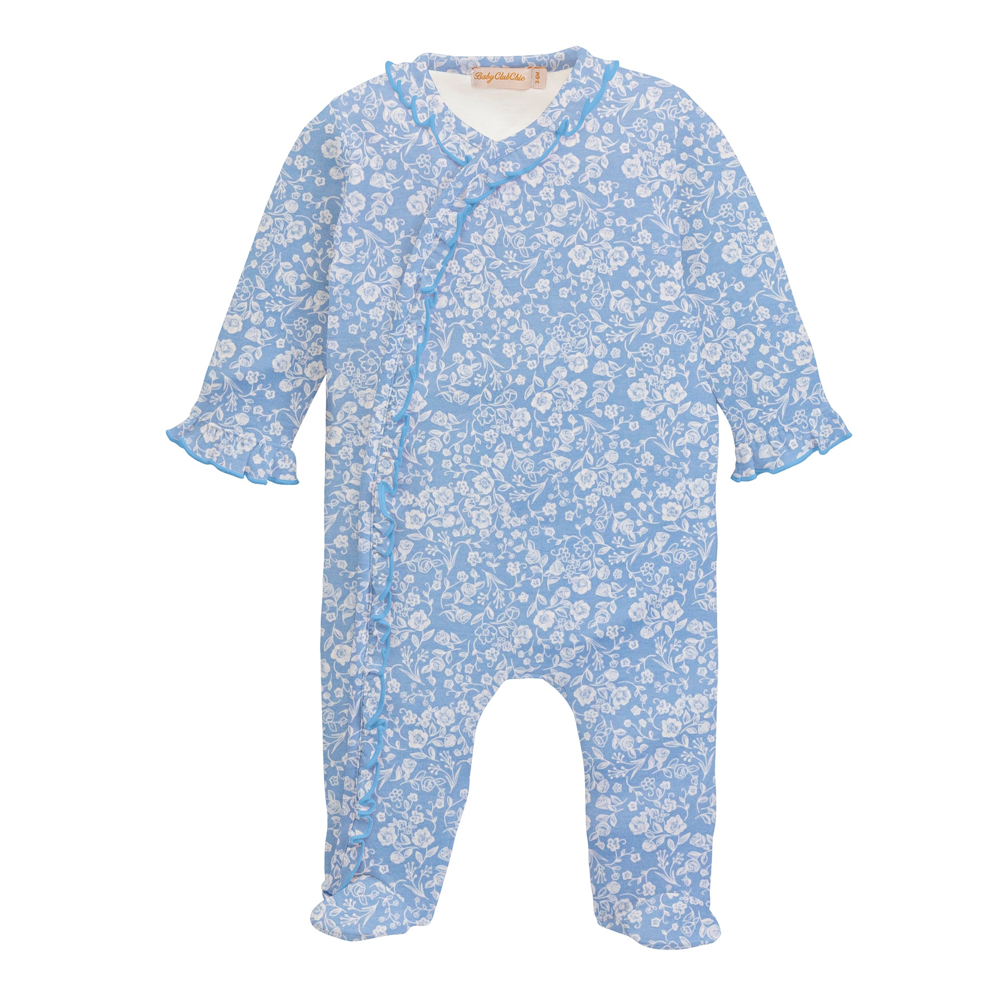 Blooming Garden Footie with Ruffles