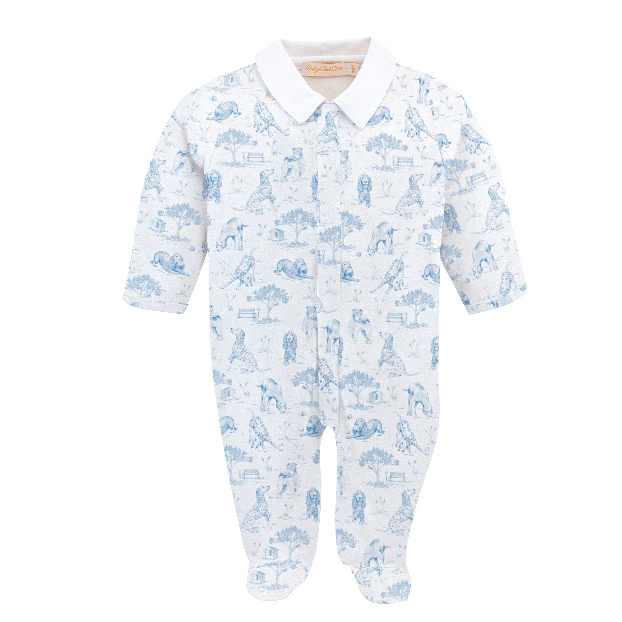 Barking Bliss Footie with Collar