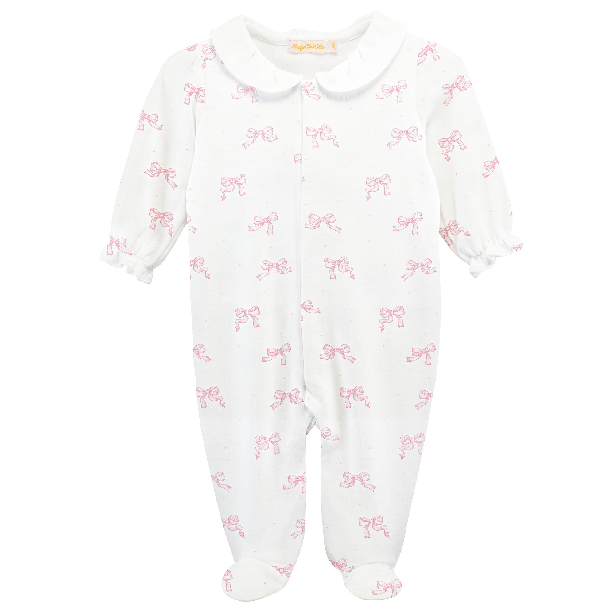 Pretty Bows Printed Footie