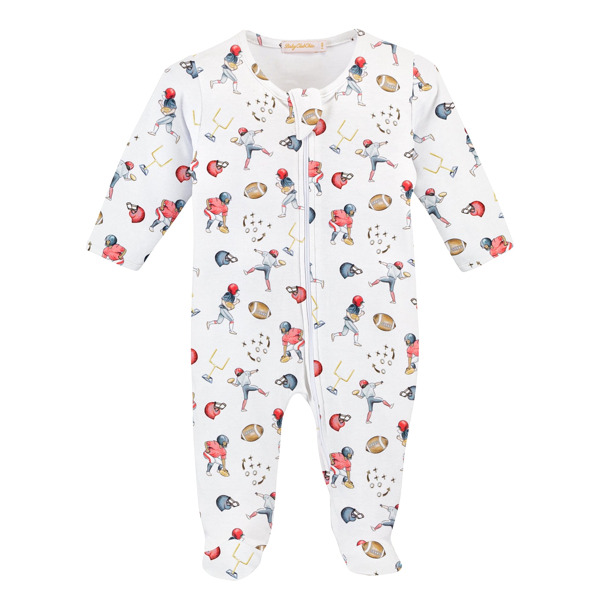 Football Champs Zipped Footie