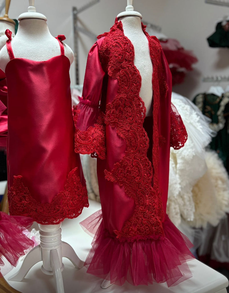 Princess Red Pajama Gown or Robe