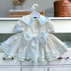 Girl's Cream Pique Dress