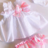 Pink Gingham Bloomer Set