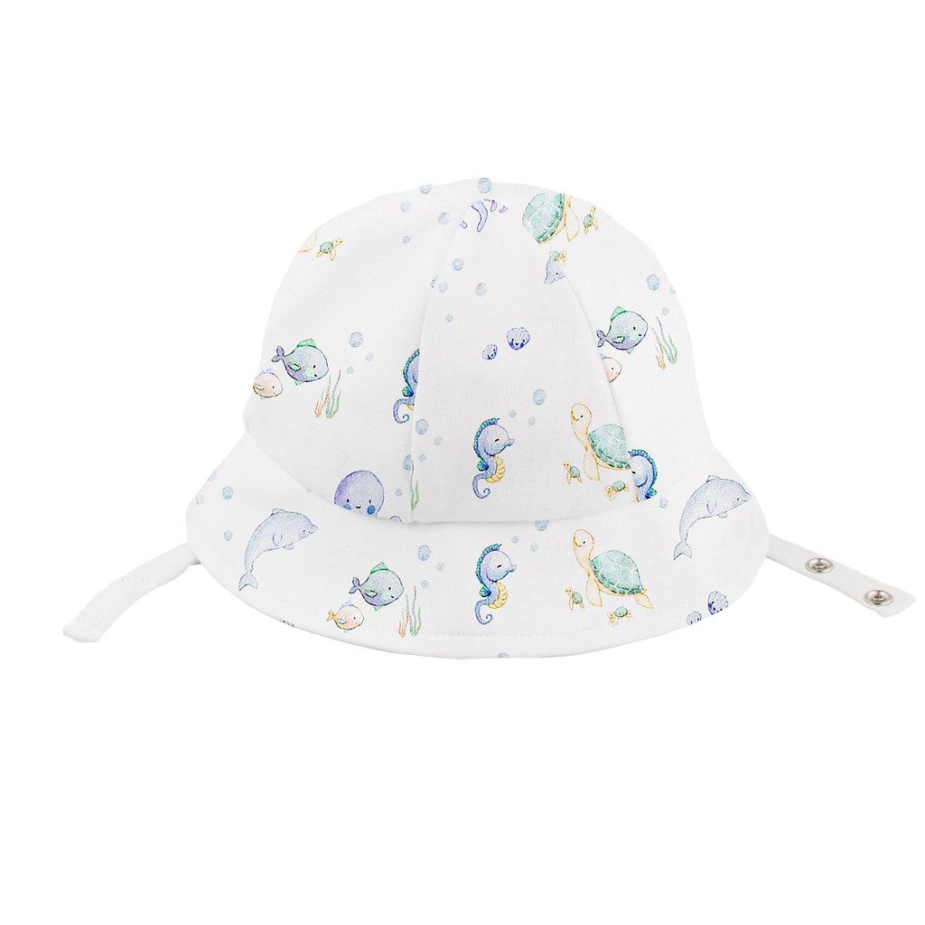 Under the Sea Sun Hat Blue