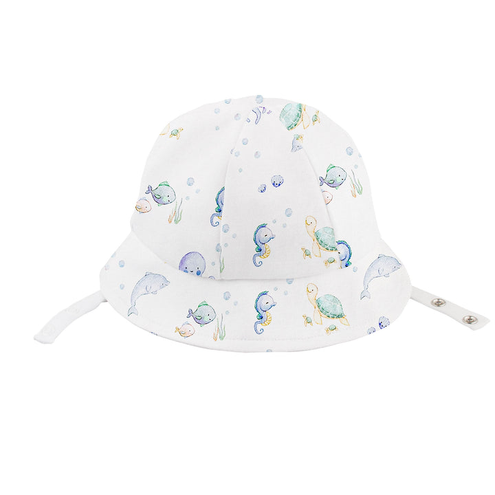 Under the Sea Sun Hat Blue