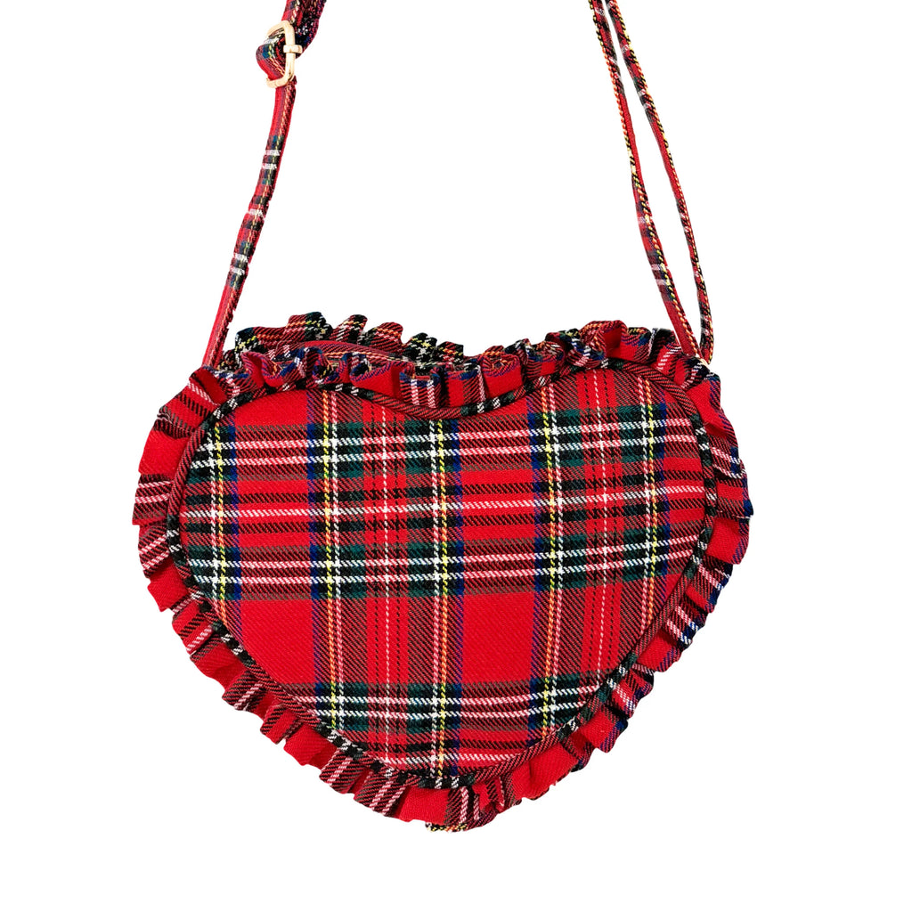 Heart Purse in Plaid