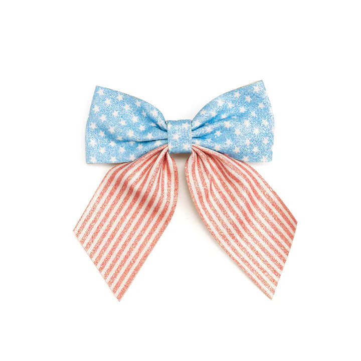 Patriotic Cutie Bow Clip