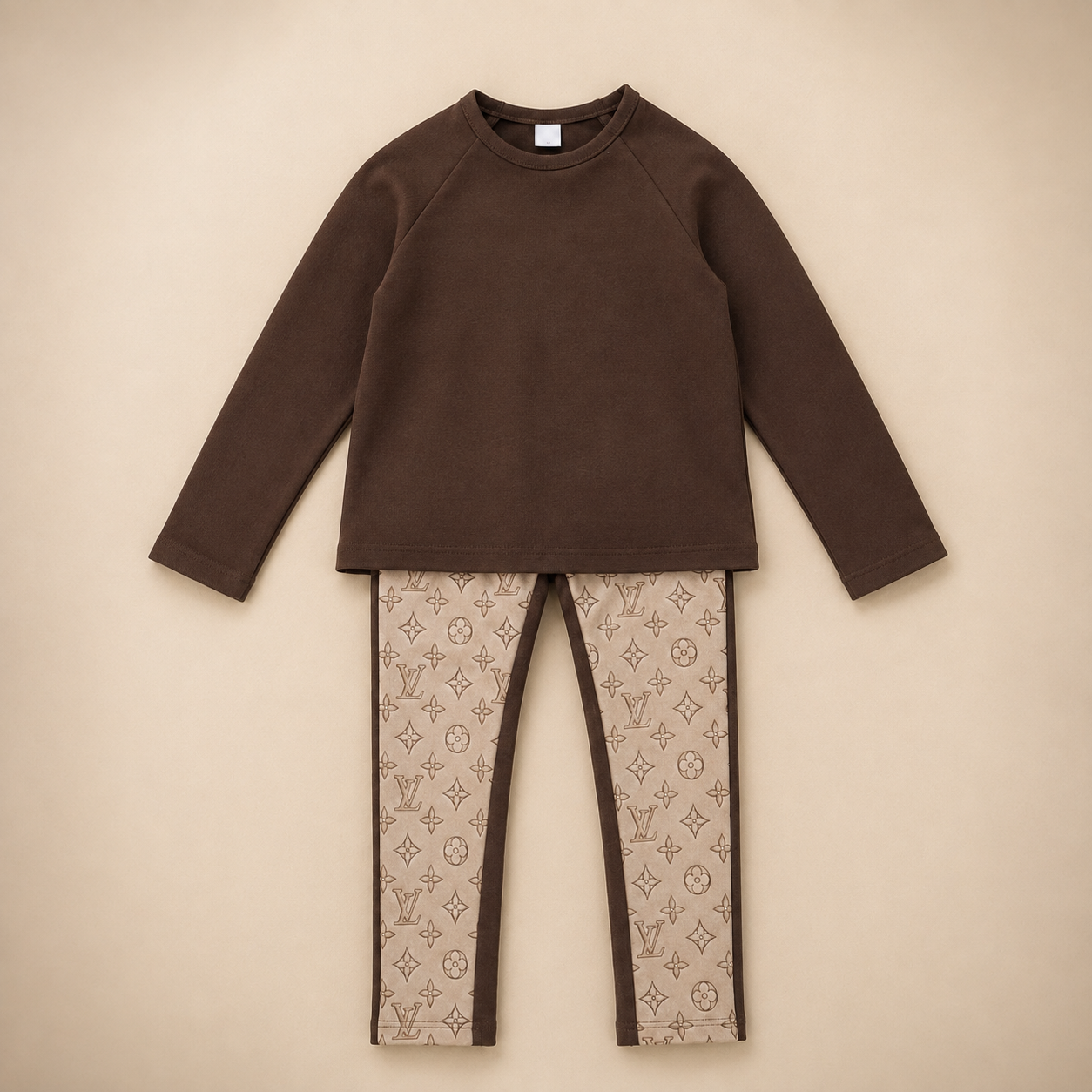 Designer Velour Legging Set