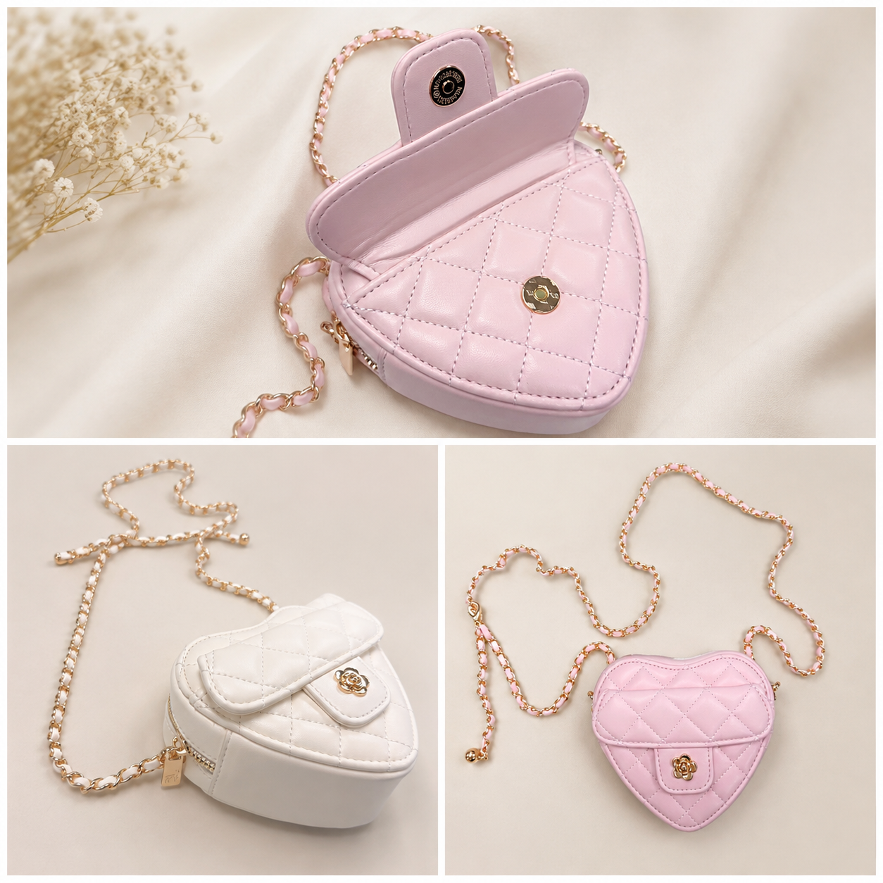 Quilted Heart Bag