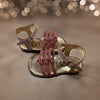 Baby Pink Crystal Sandals