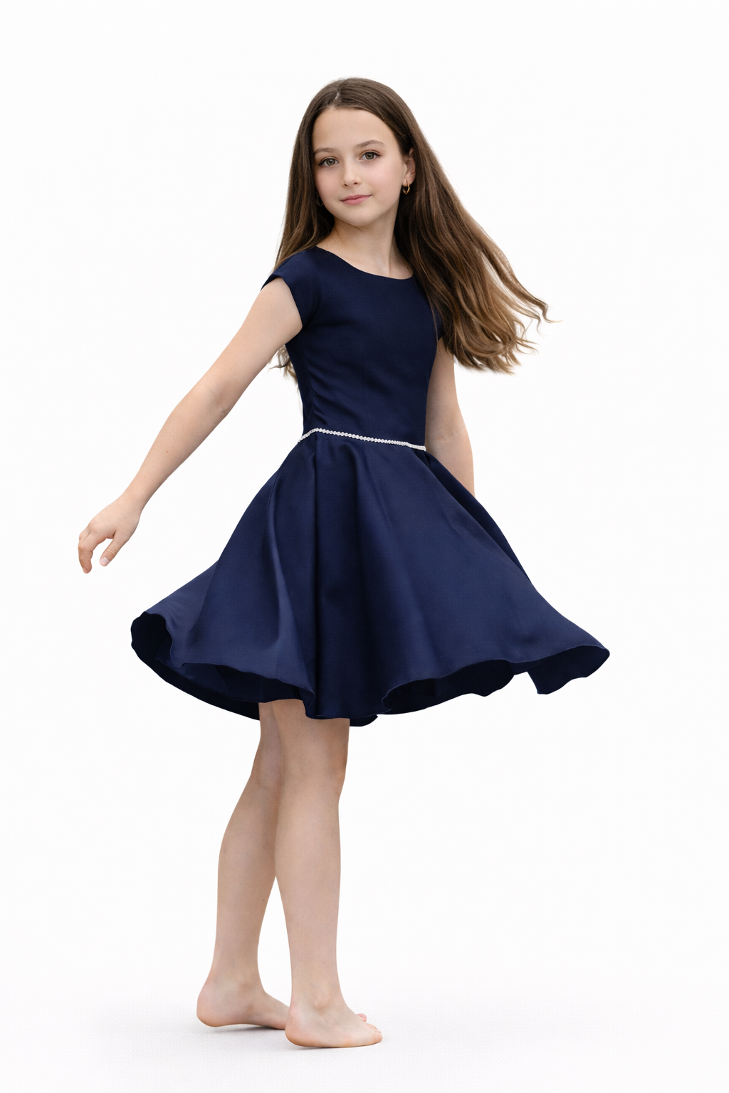 Reeve Dress in Navy