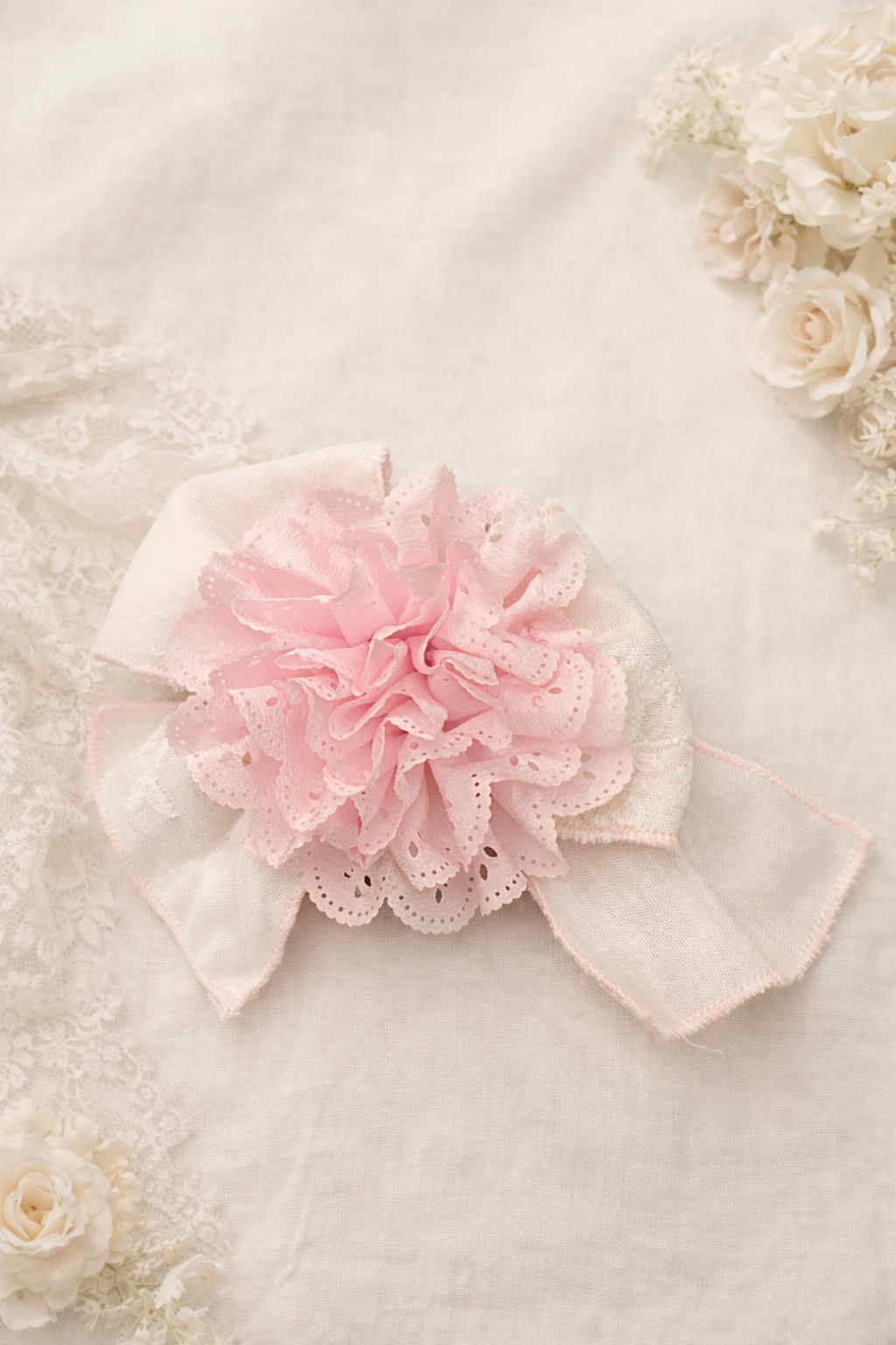 Peyton Cream and Blush Dress