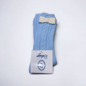Baby Blue and Cream Socks