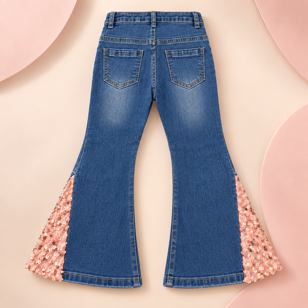 Medium Wash Jeans with Sequin
