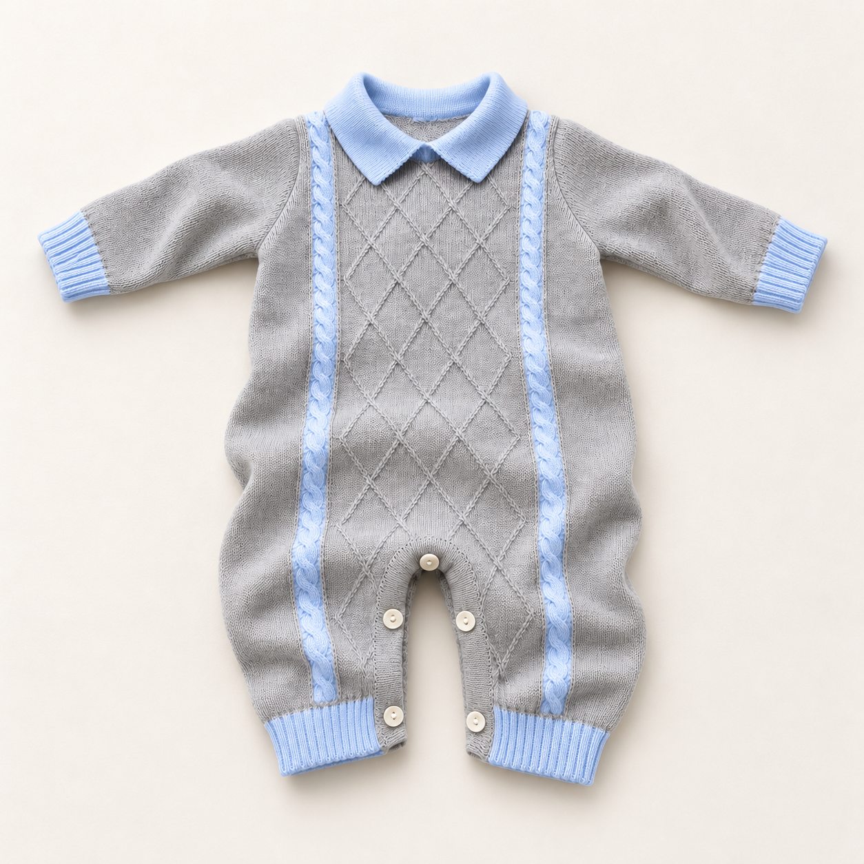 Conjunto de lujo de punto para niño