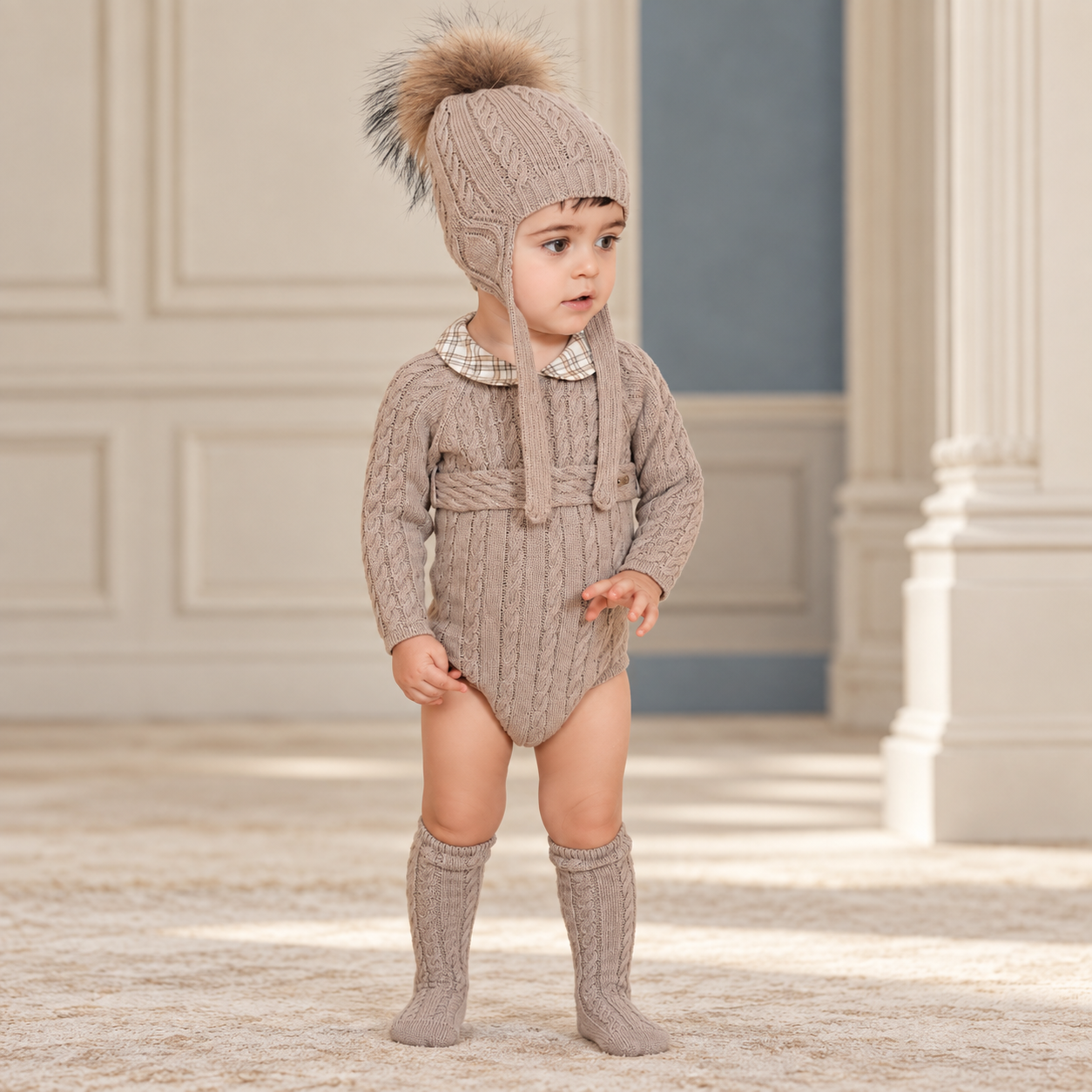 Stone Knit One Piece