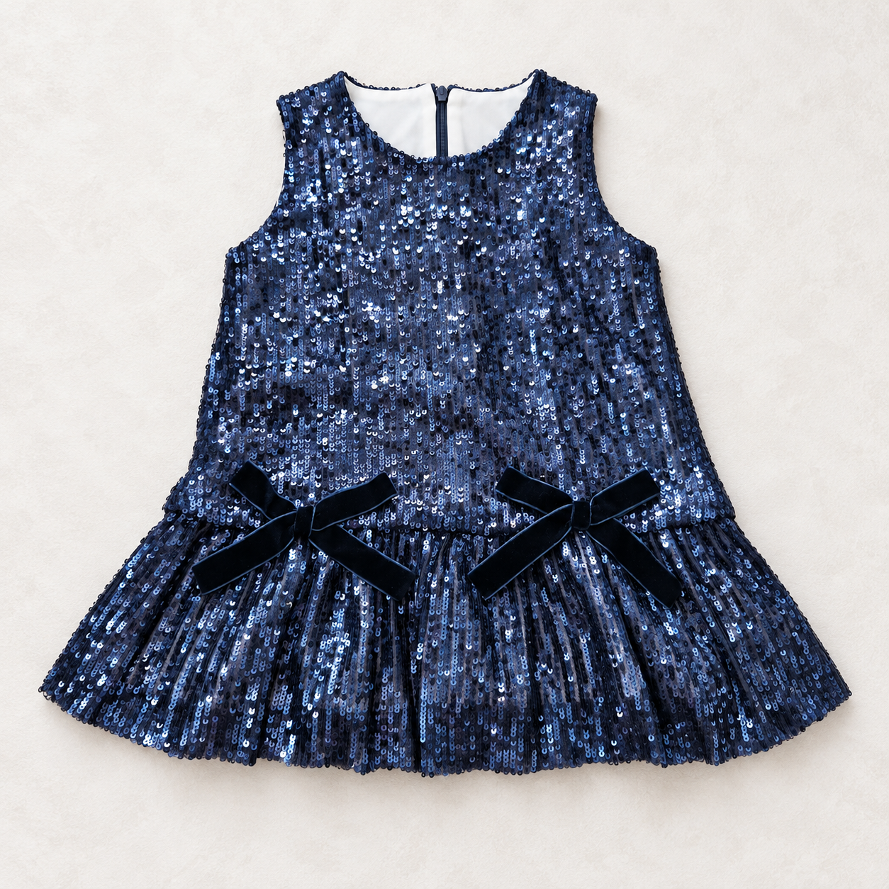 Navy Sequin Dress