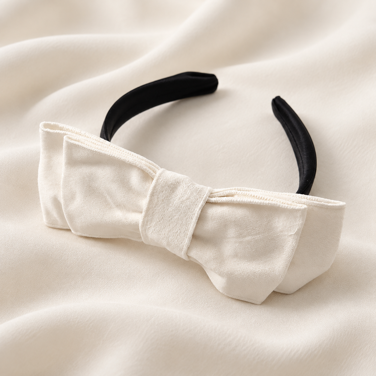 White Velvet Headband