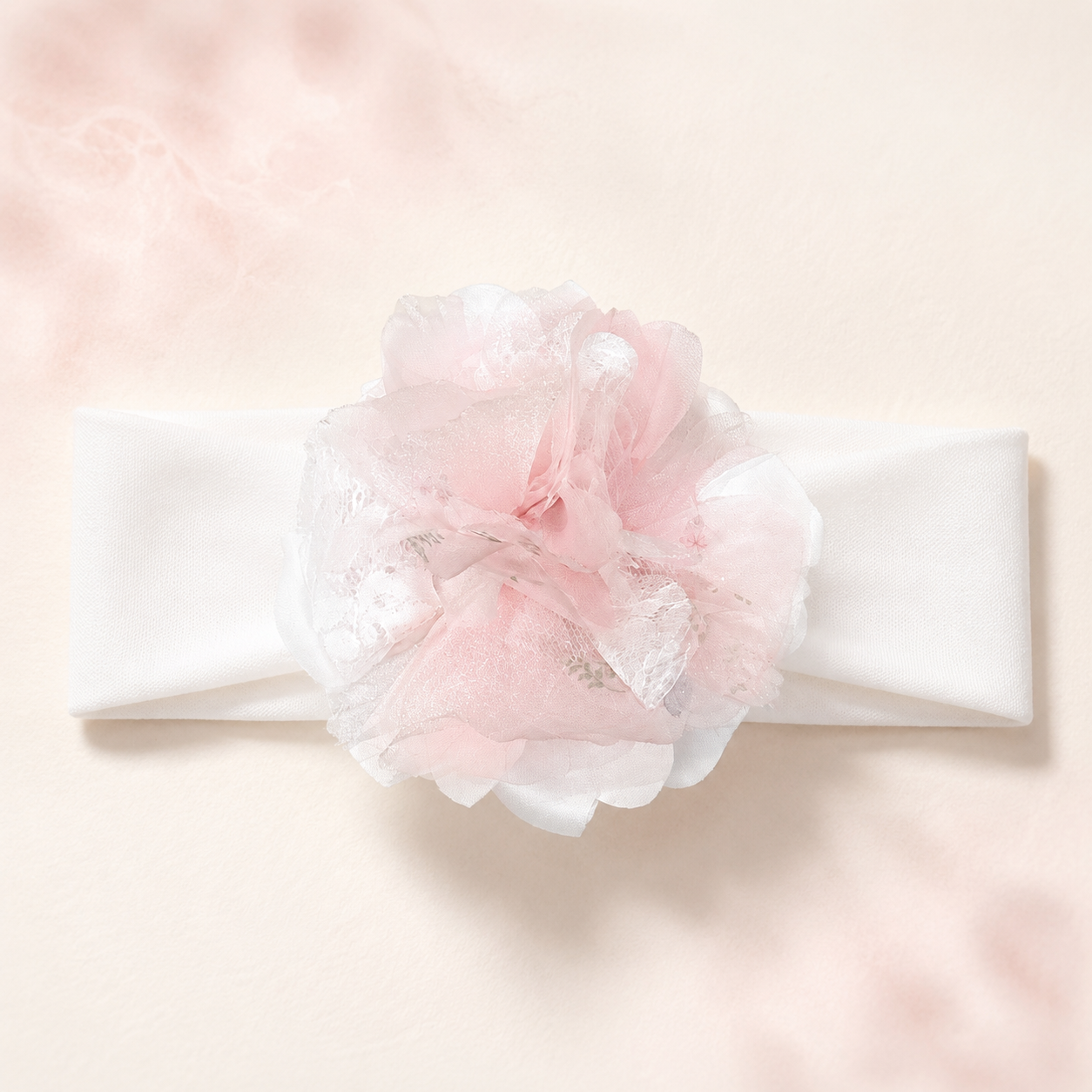 Pink and Floral Headband