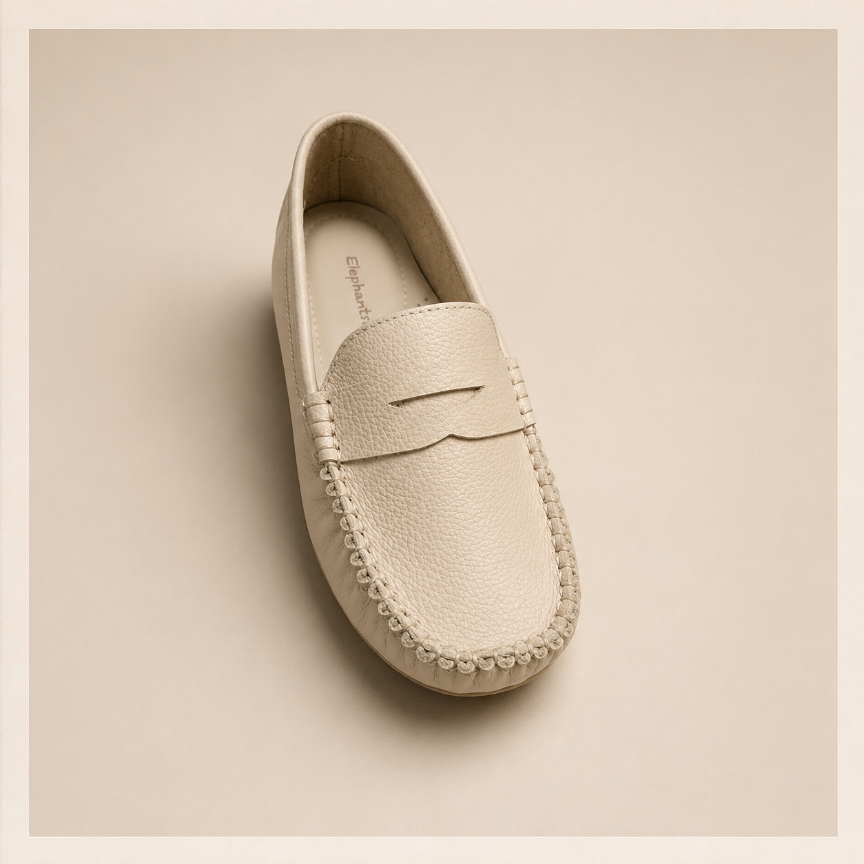 Logan Loafer in Cream