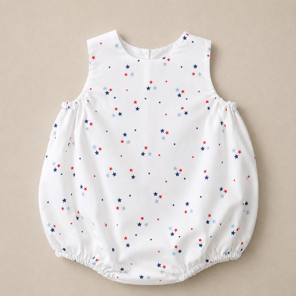 Star Boy's Bubble Romper