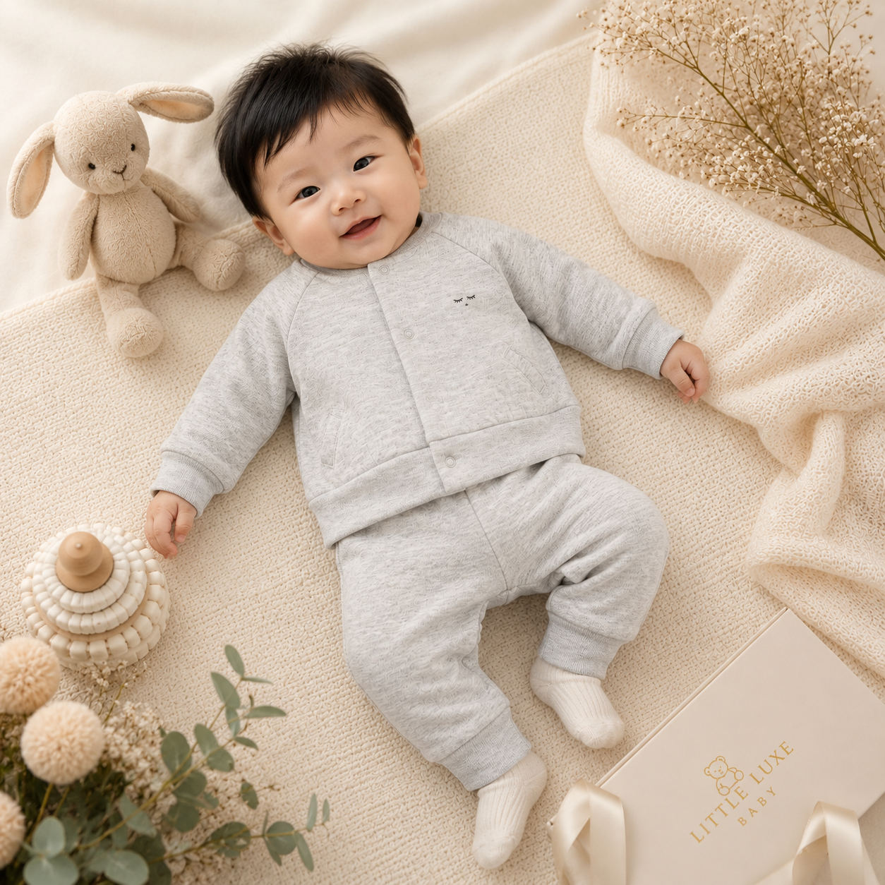 Bomber Cardigan and Pant Set