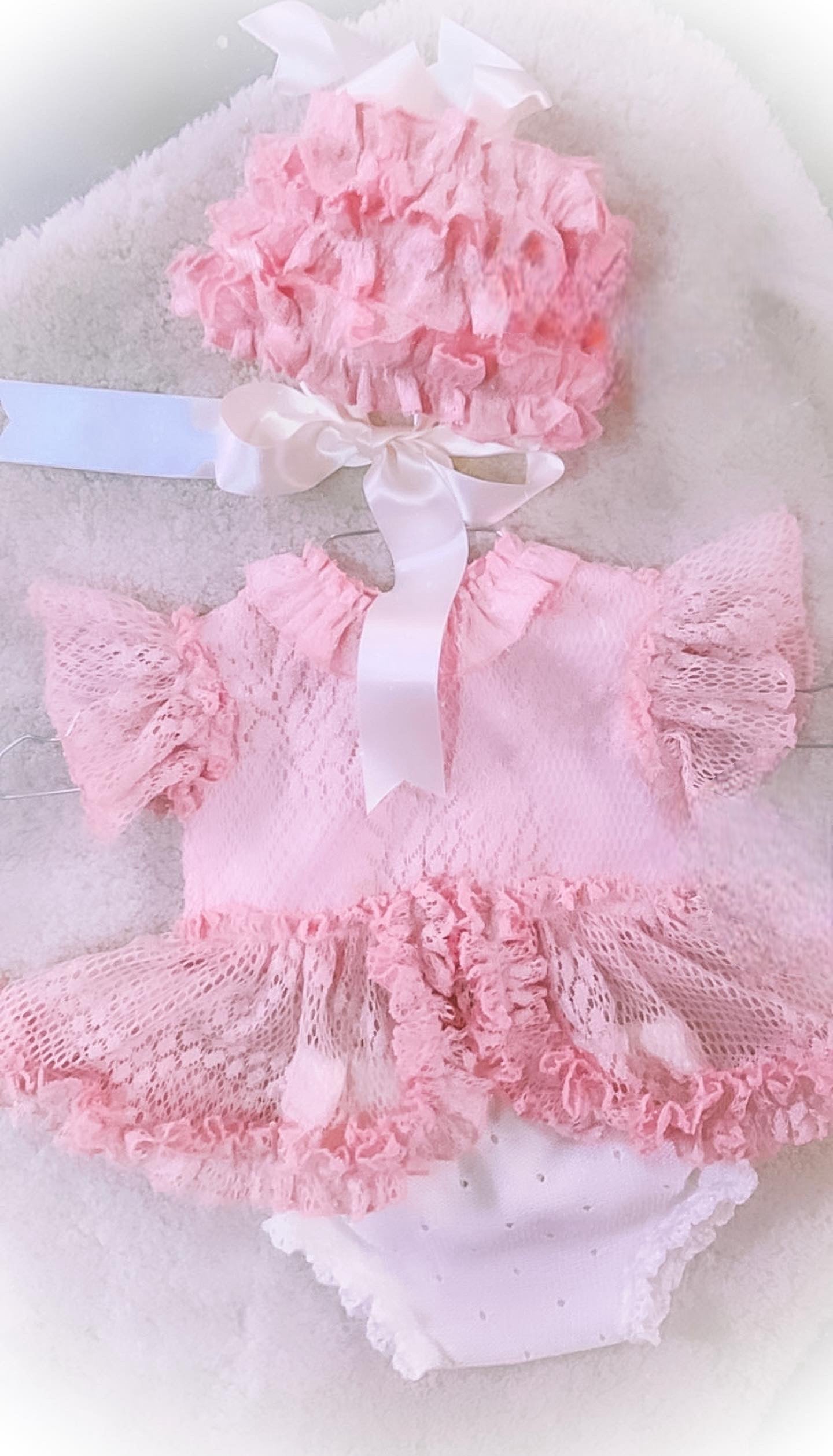 Pink Layette Onesie