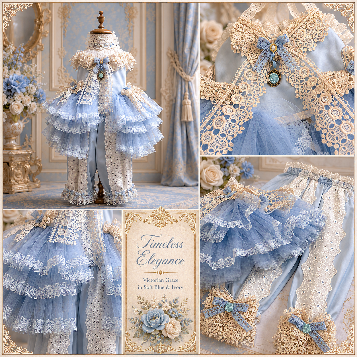 Starlett Blue Pant Set
