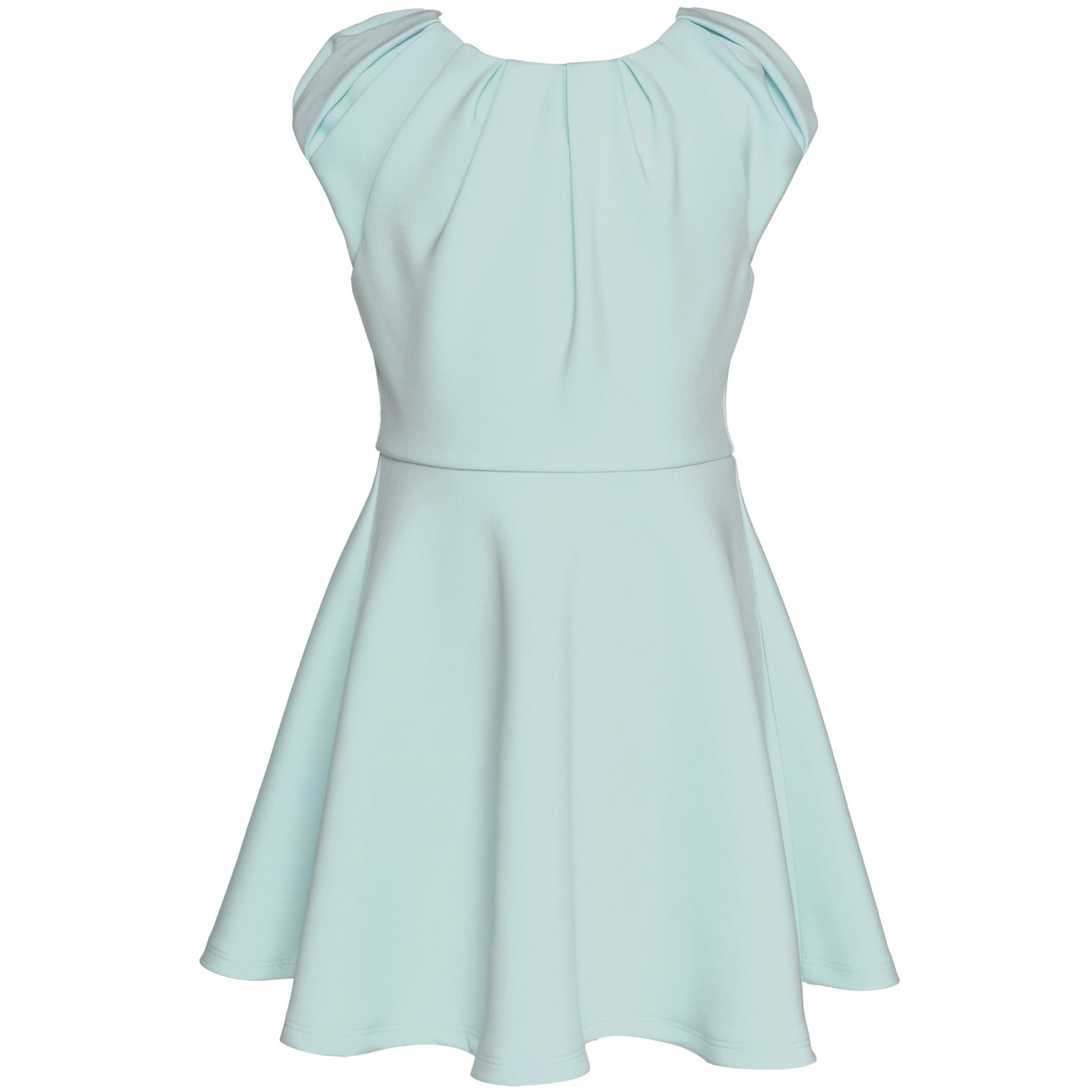 Scuba Dress in Aqua