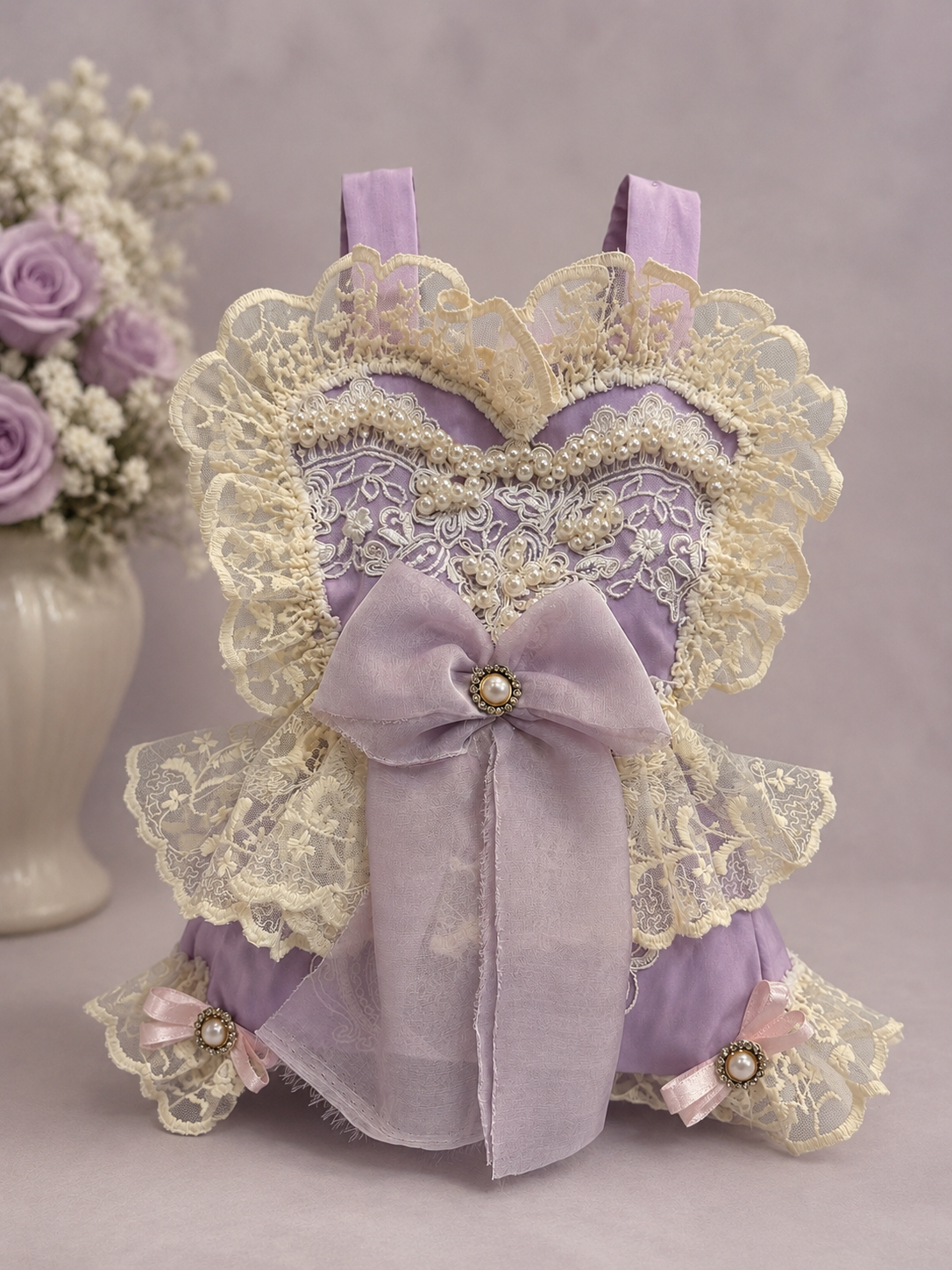 Mameluco lila Lacey