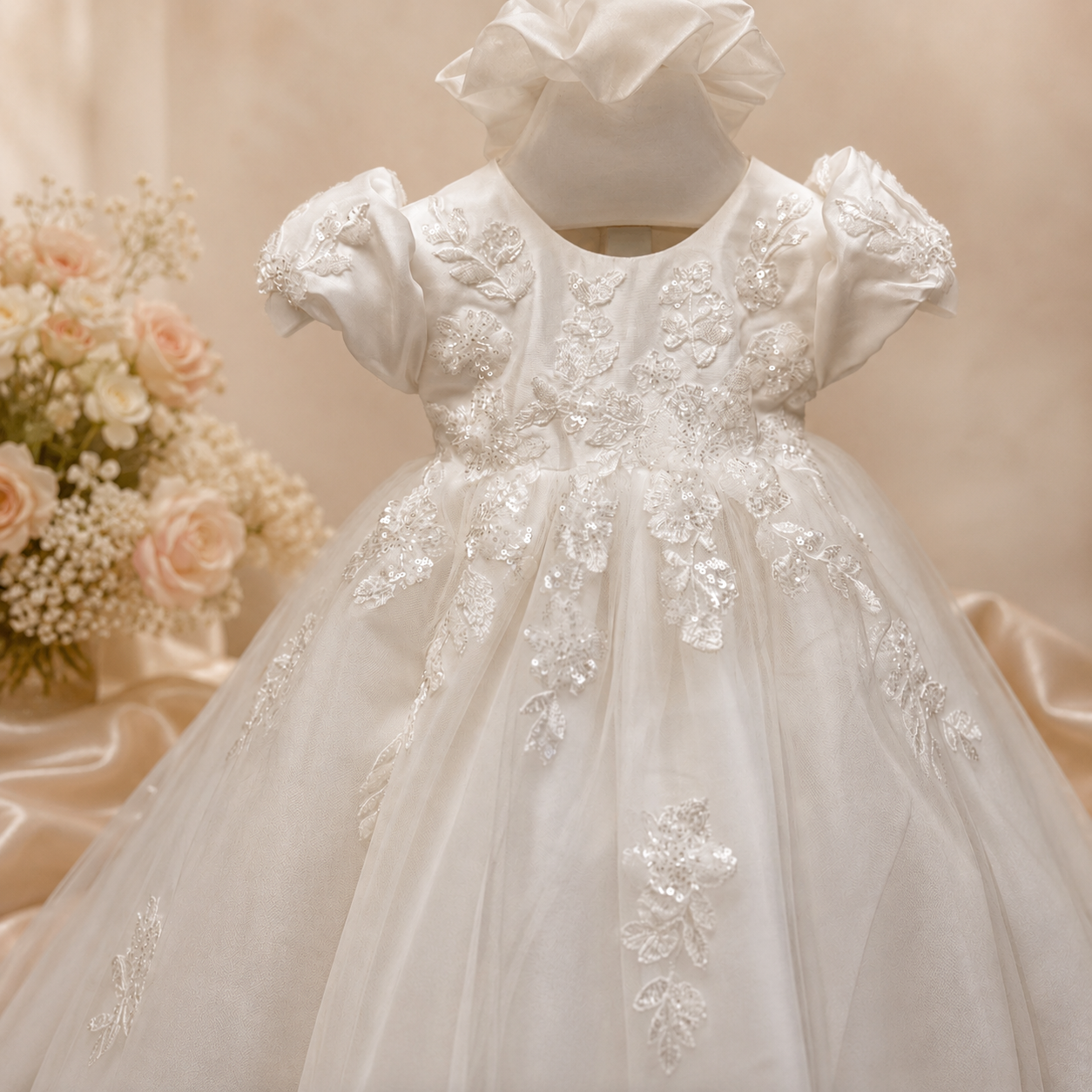 Beaded Top Gown