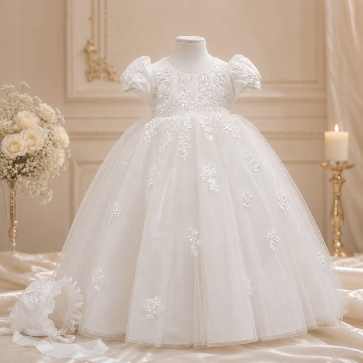 Beaded Top Gown