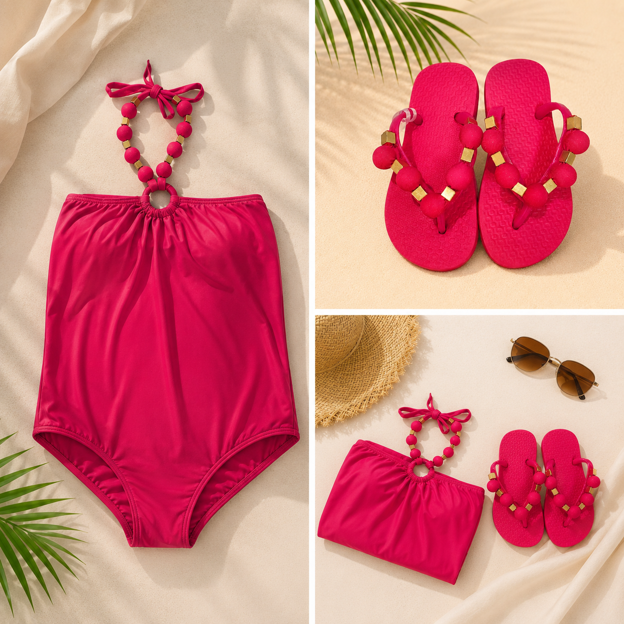 Hot Pink One Piece