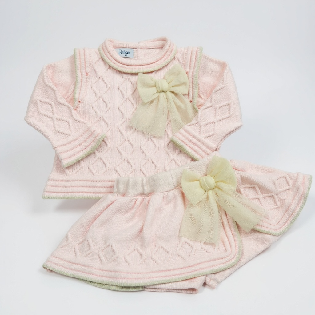 Baby Pink Skirt Set