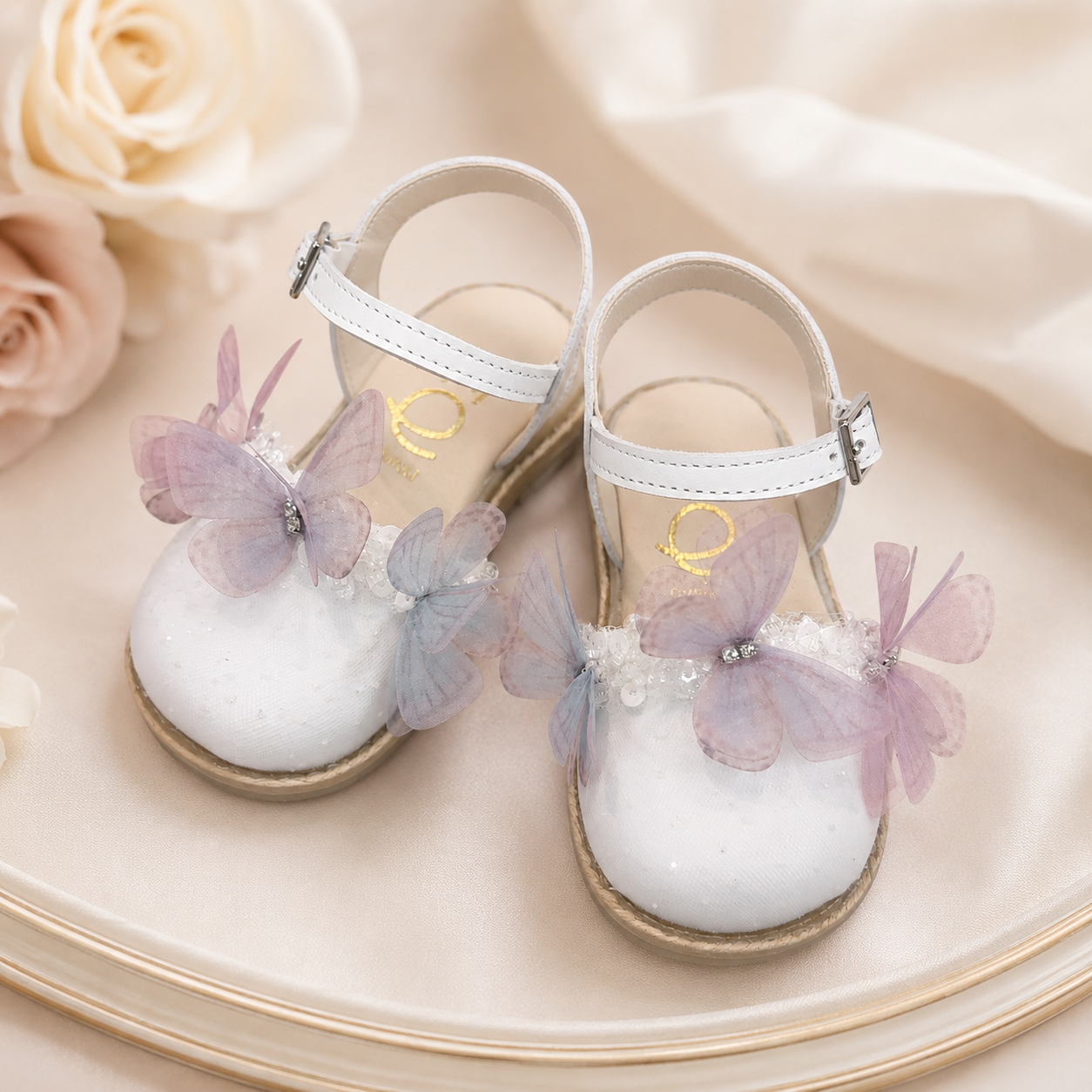 Pastel Butterfly Sandals