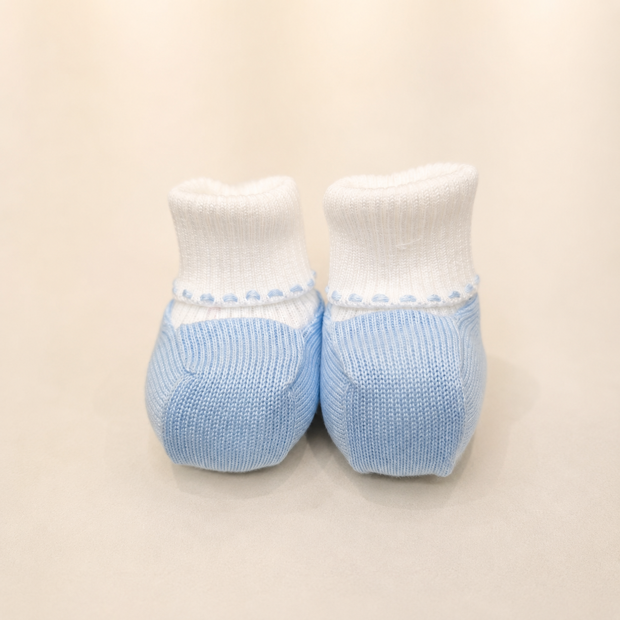 Blue Stitching Booties