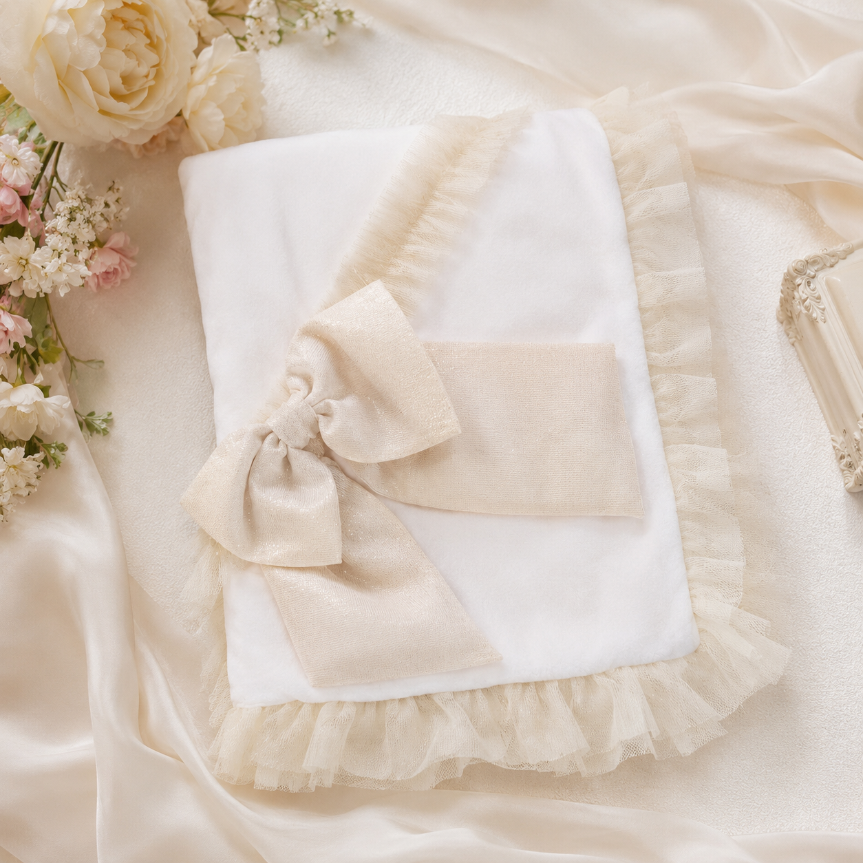 Gold Bow Blanket