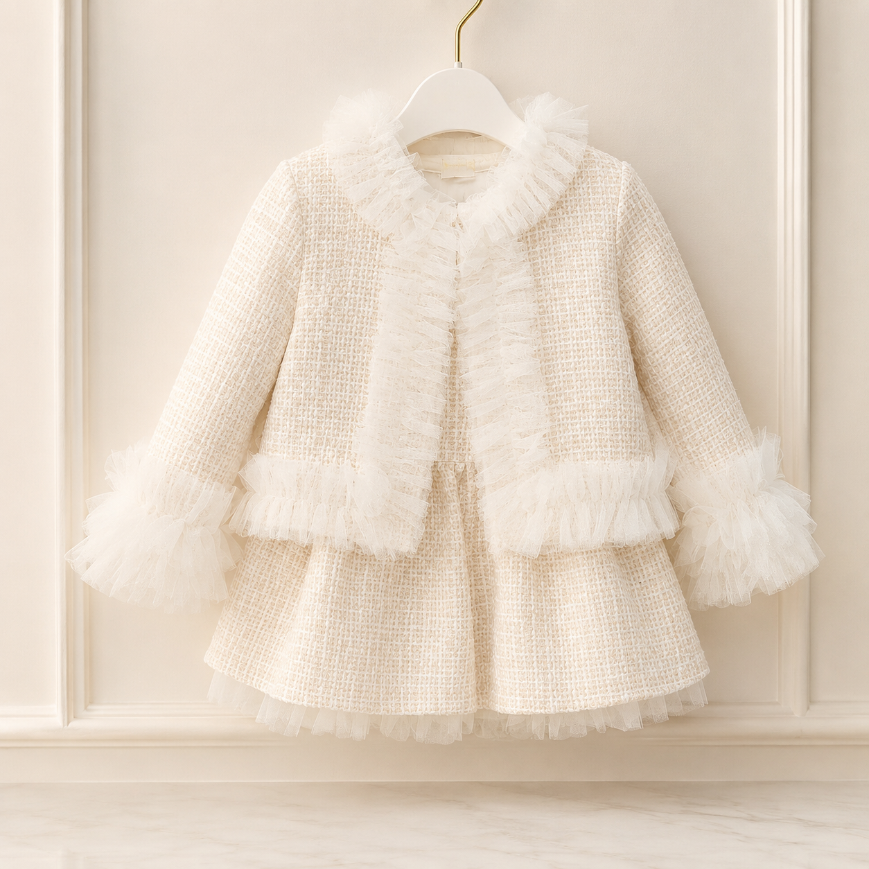 Vestido Mikado para bebé