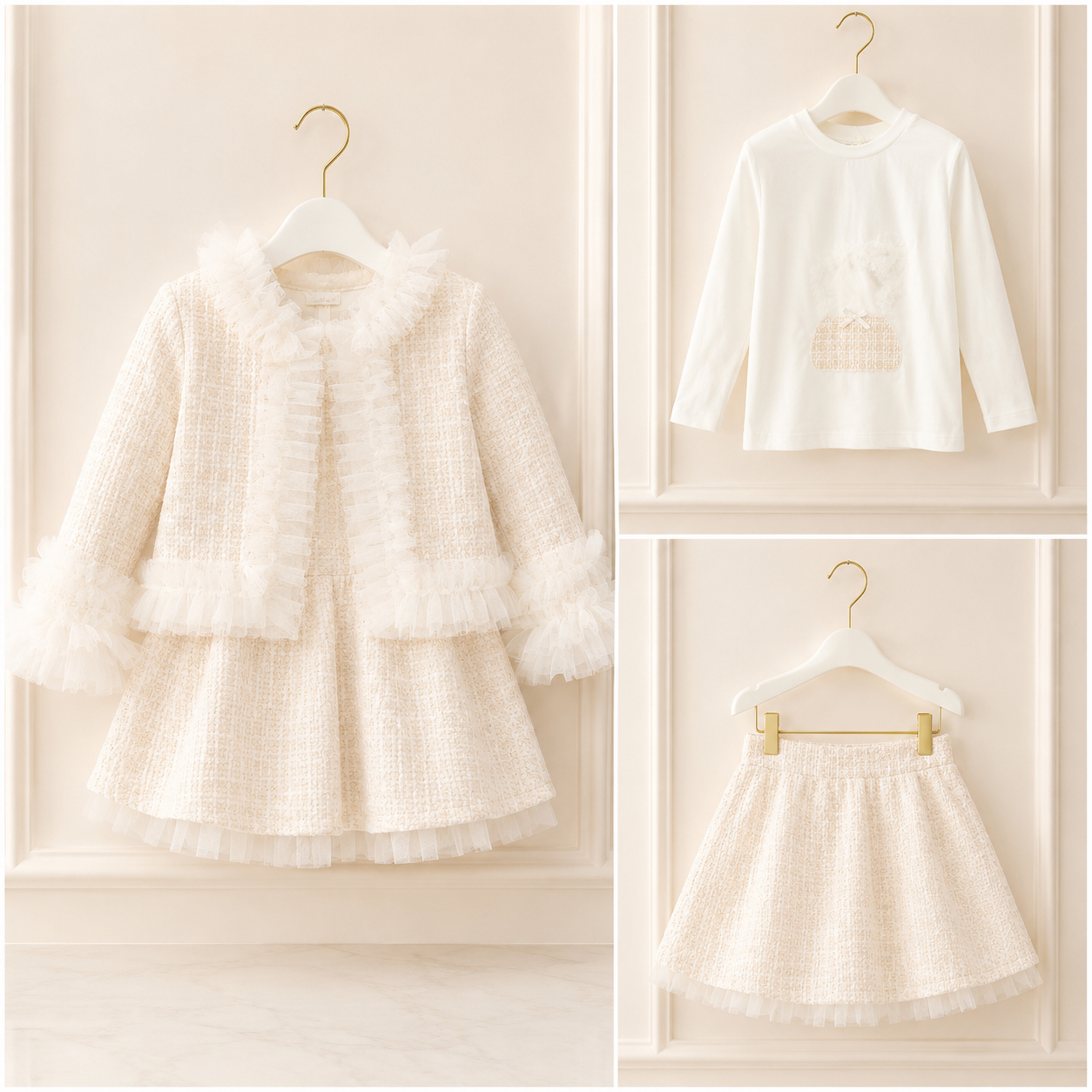Vestido Mikado para bebé