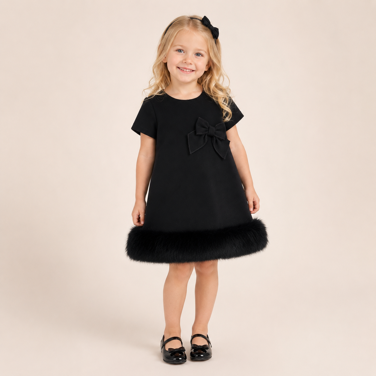 Vestido Mikado para bebé