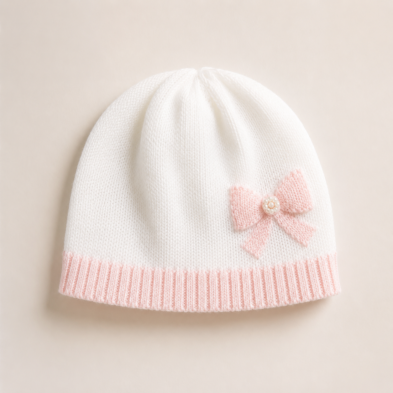 Knitted Bow Hat