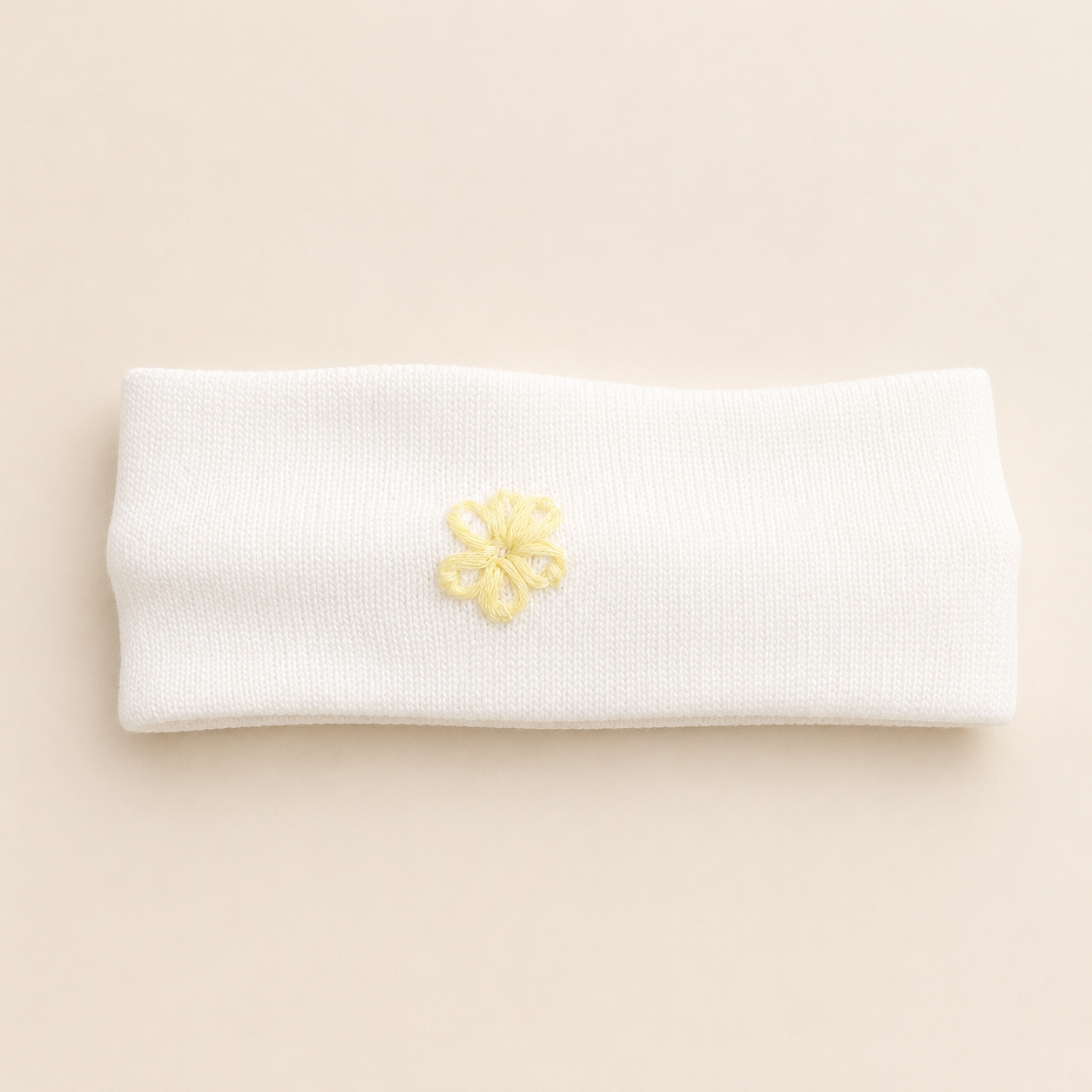 Embroidered Flower Headband
