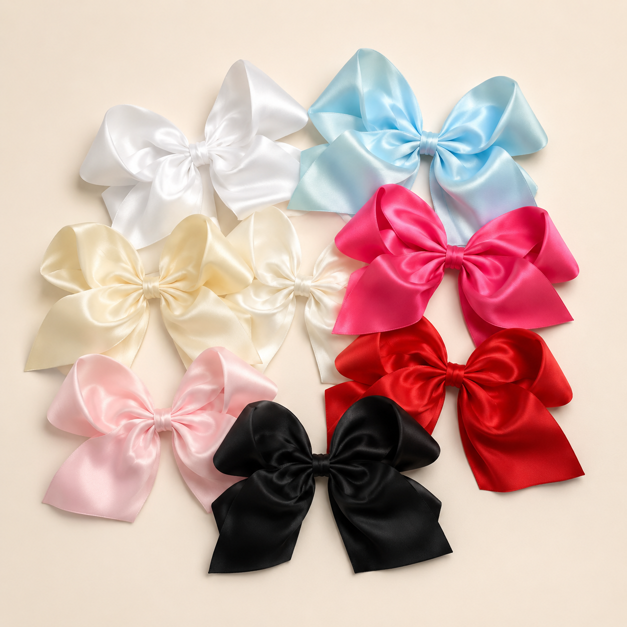 Oversize Jumbo Satin Clip
