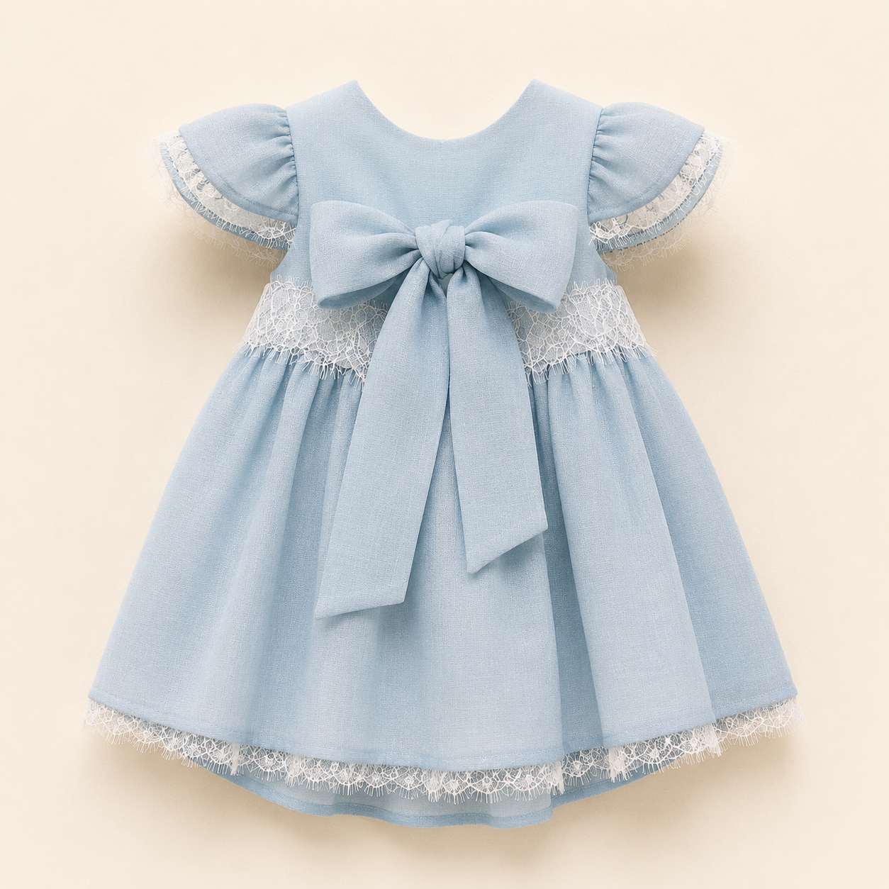 Vestido Azul Alto Bajo