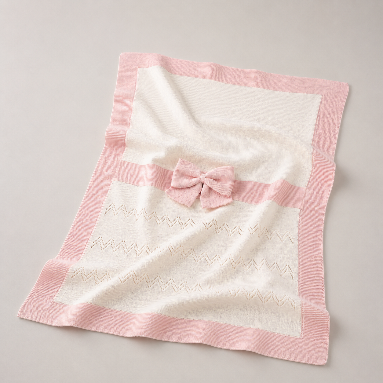 Pink Bow Blanket