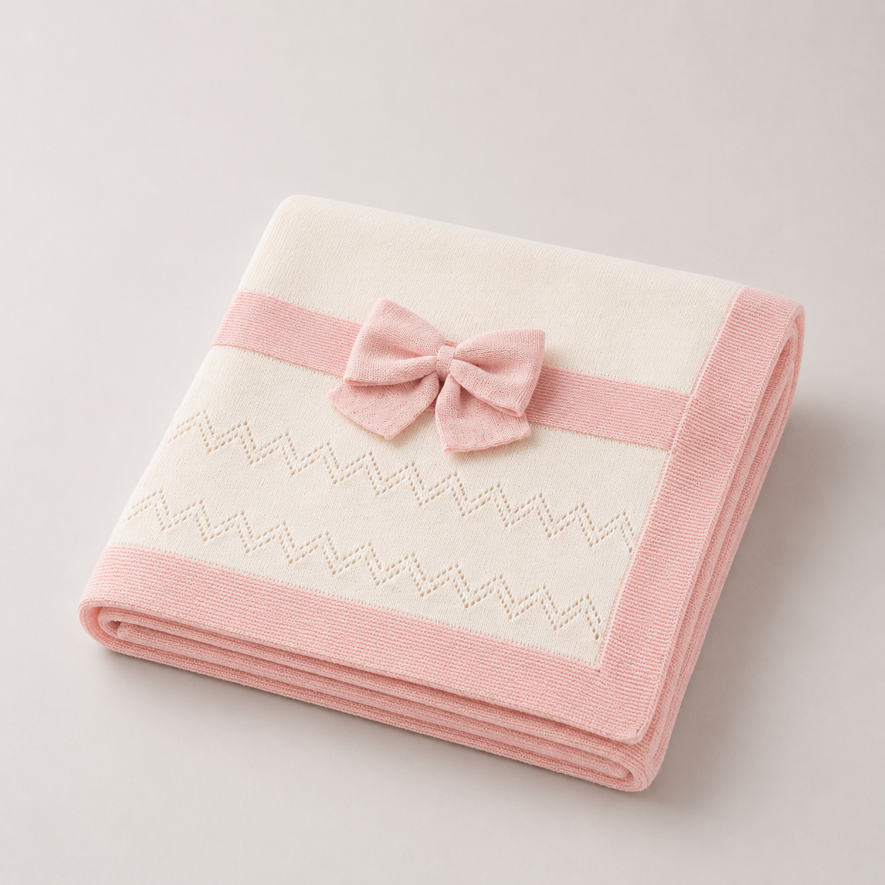 Pink Bow Blanket