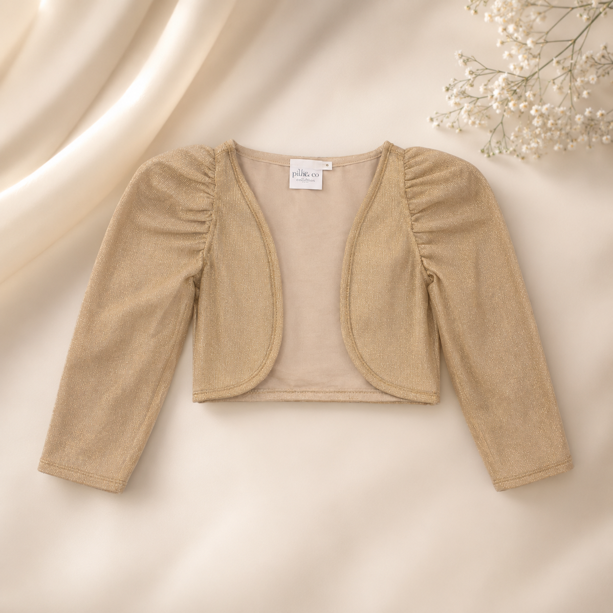 Chaqueta corta a cuadros festiva